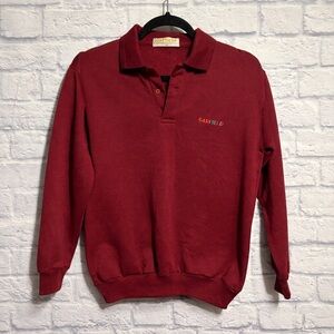 Vintage Rare Garfield Polo Sweatshirt Small